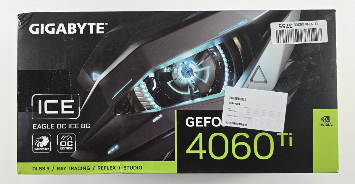 Gigabyte GeForce RTX 4060 Ti Eagle OC ICE 8GB GDDR6 Grafikkarte + OVP #G23