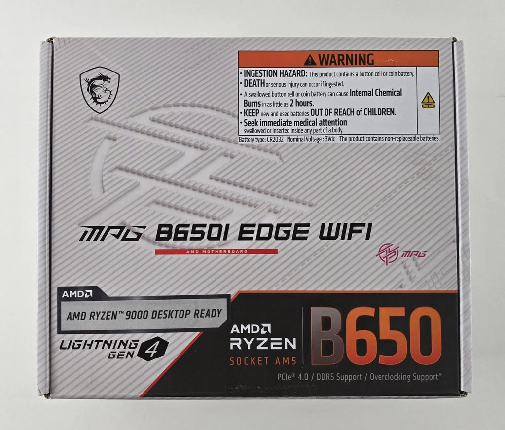 MSI MPG B650I EDGE WIFI Motherboard AMD B650 Sockel AM5 mini ITX DEFEKT #MB66