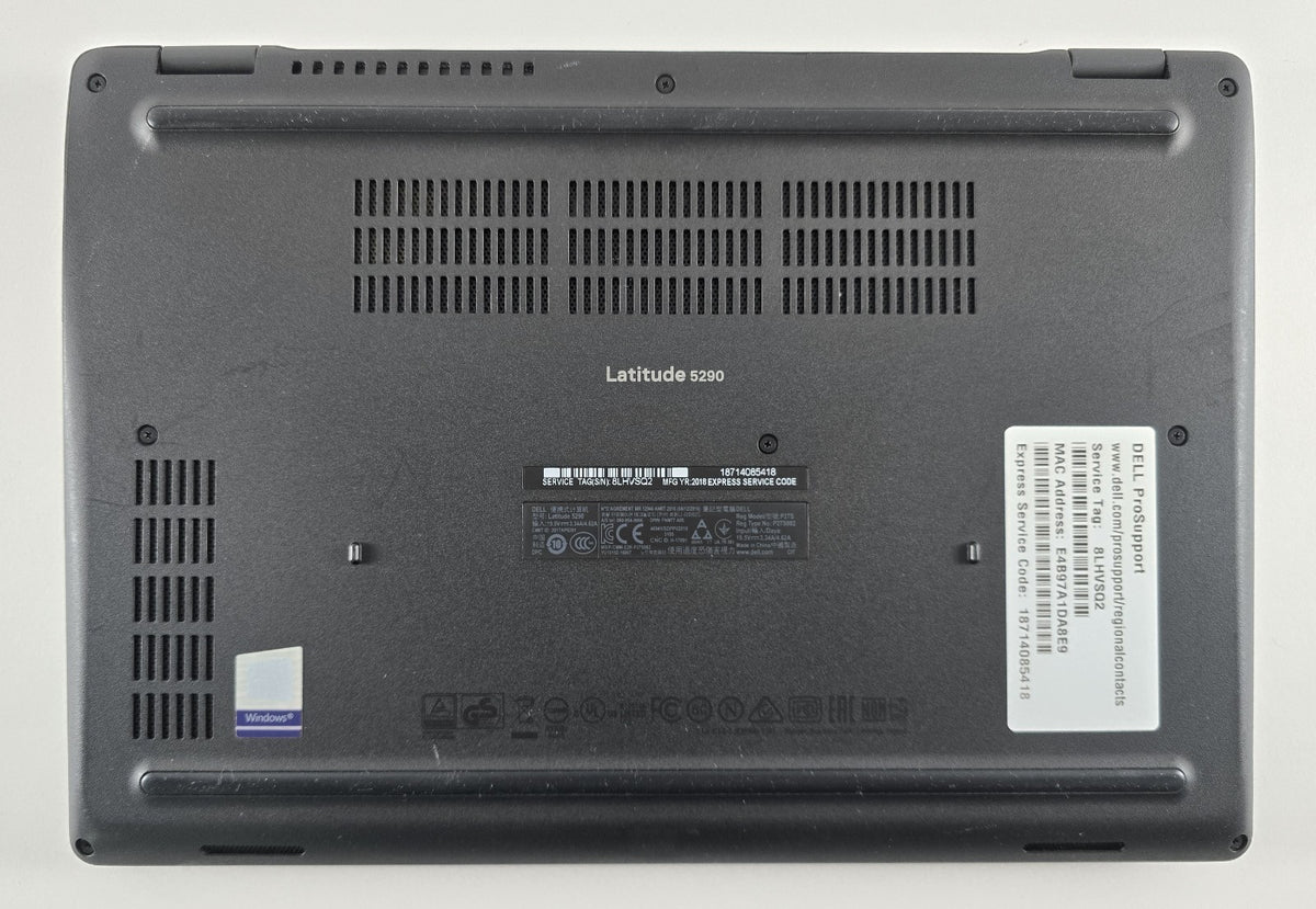 Dell Latitude 5290 i5-8350U 16GB 256GB 12,5" 1366x768 Win 11 Pro #L84