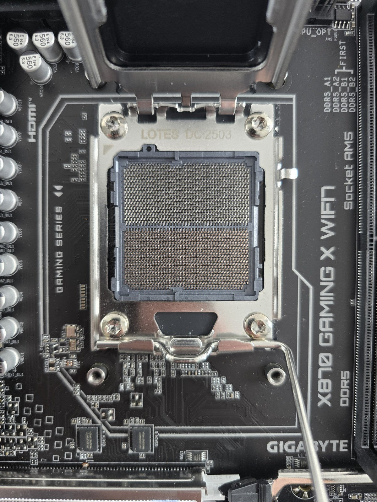 Gigabyte X870 Gaming X WIFI7 Mainboard AM5 DDR5 PCIe 5.0 WLAN OVP #B107