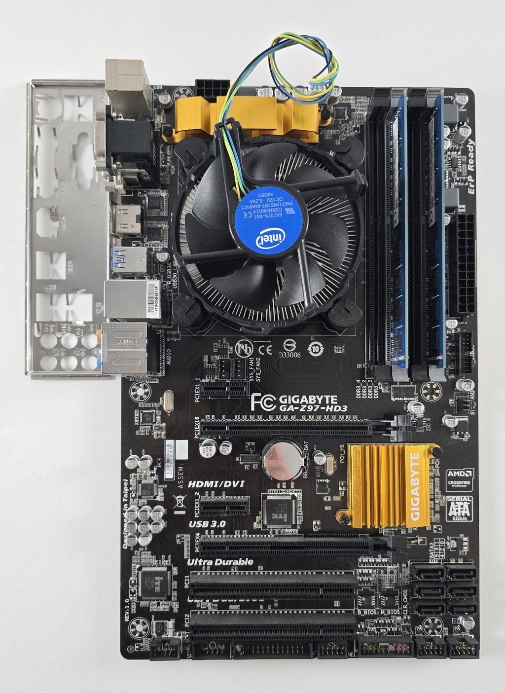 Aufrüstset Gigabyte GA-Z97-HD3 + Intel Core i7-4790 + 16GB DDR3 #Z299