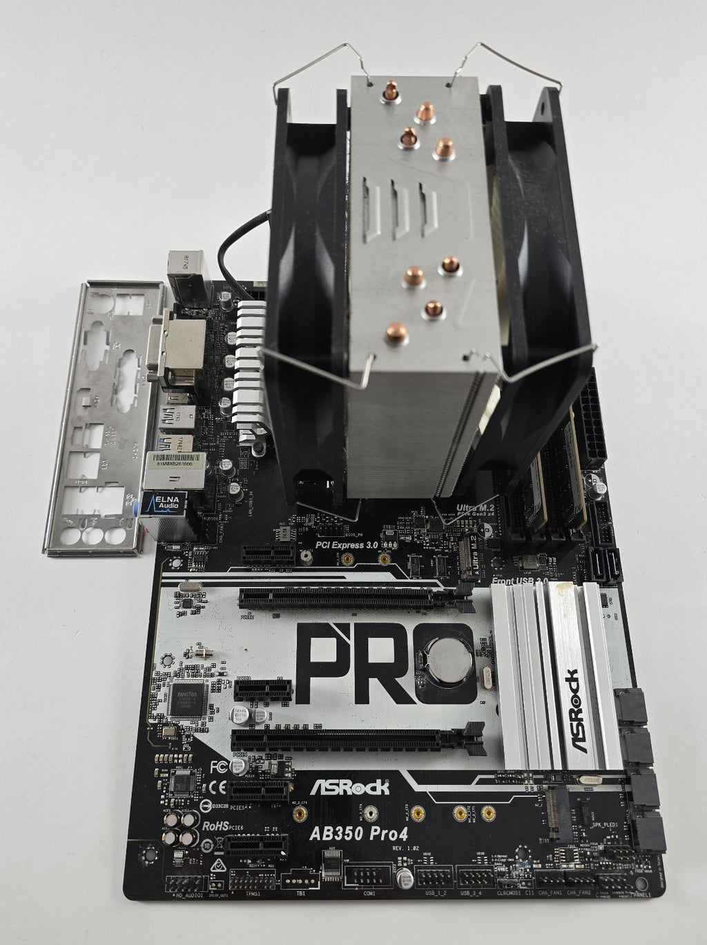 ASRock AB350 Pro4 + AMD Ryzen 7 2700 + 16 GB DDR4 AM4 #Z309