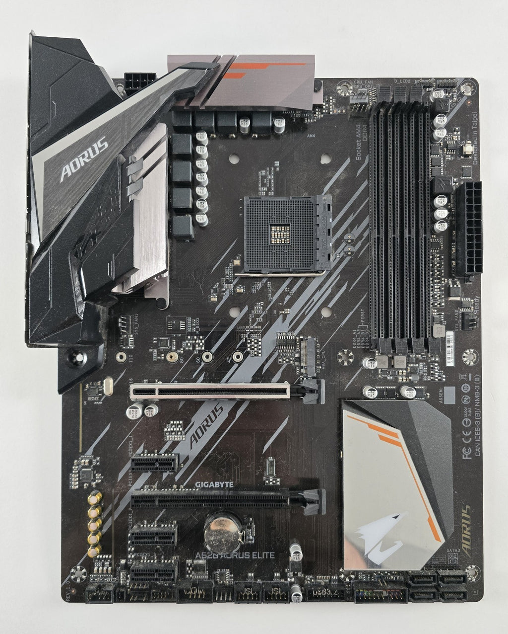 Gigabyte A520 AORUS ELITE Mainboard AM4 ATX DDR4 Front-USB defekt #191