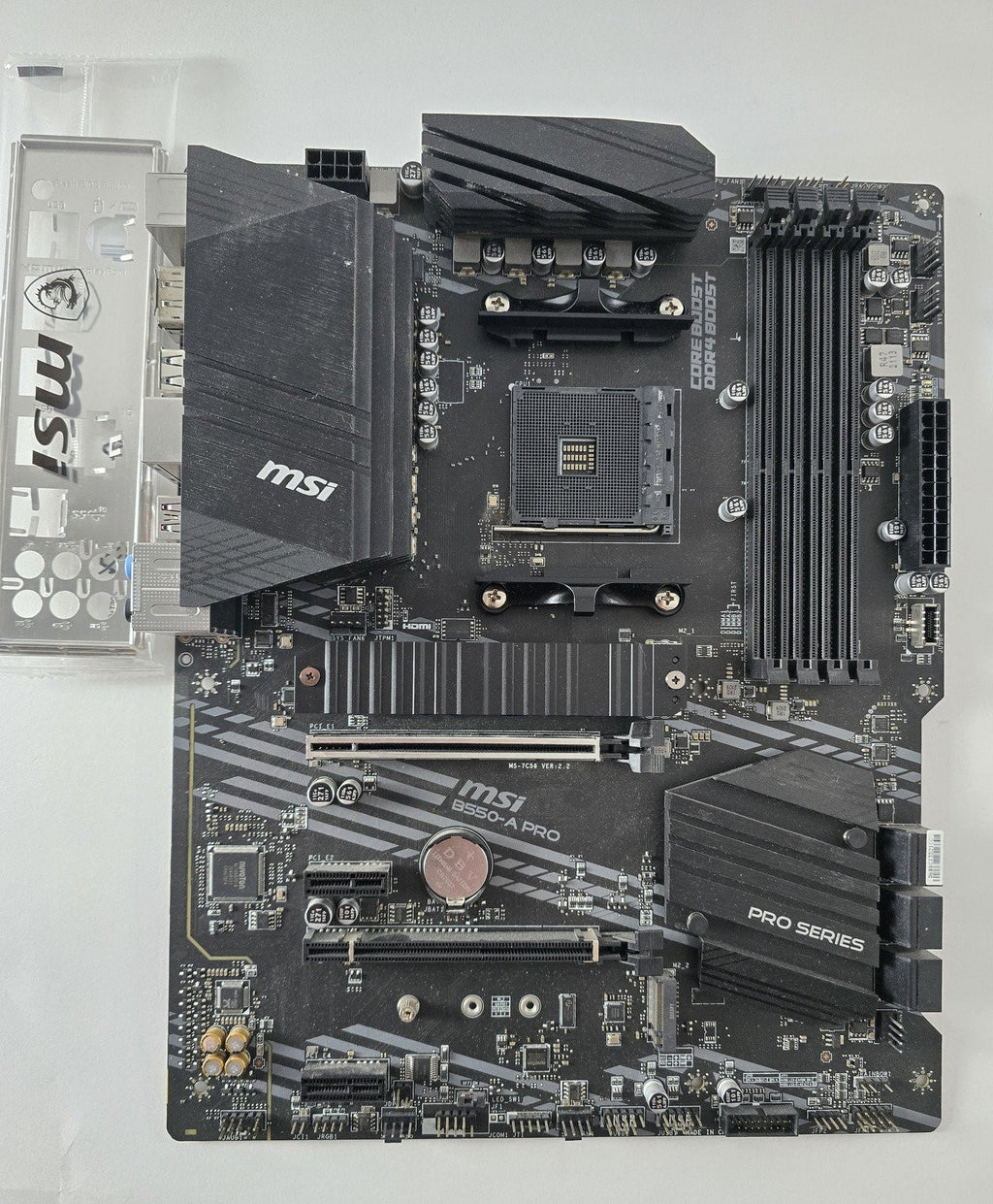 MSI B550-A PRO Mainboard AM4 ATX DDR4 PCIe 4.0 OVP DEFEKT #B95