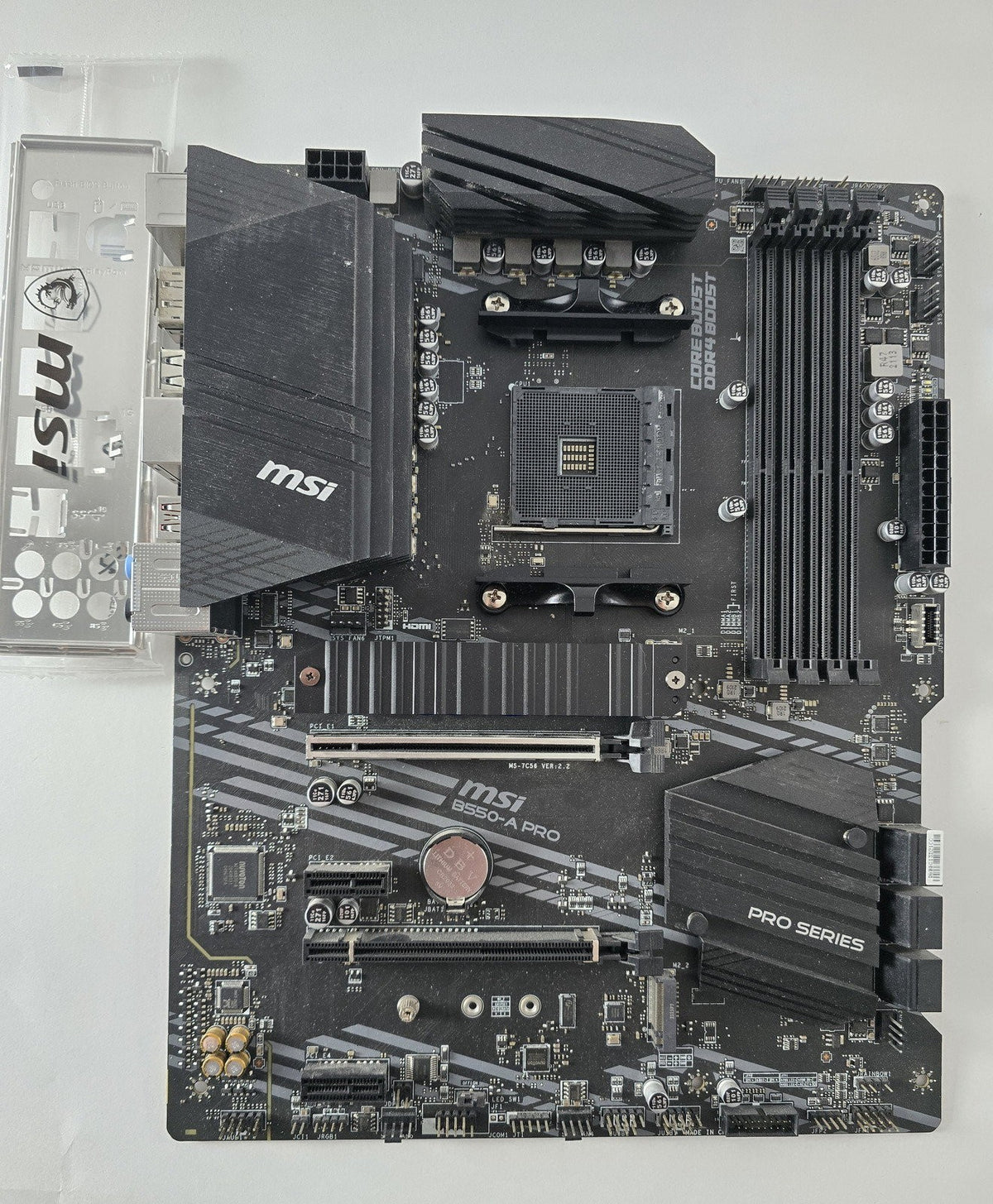 MSI B550-A PRO Mainboard AM4 ATX DDR4 PCIe 4.0 OVP DEFEKT #B95