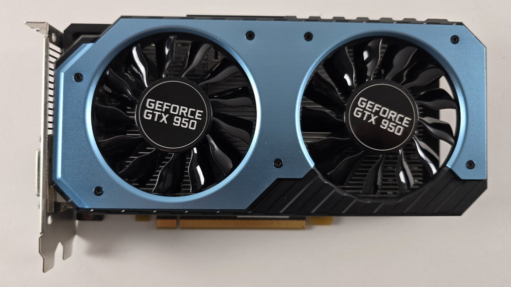 NVIDIA GeForce GTX 950 2GB GDDR5 Grafikkarte Dual-Fan DVI HDMI DP #G32
