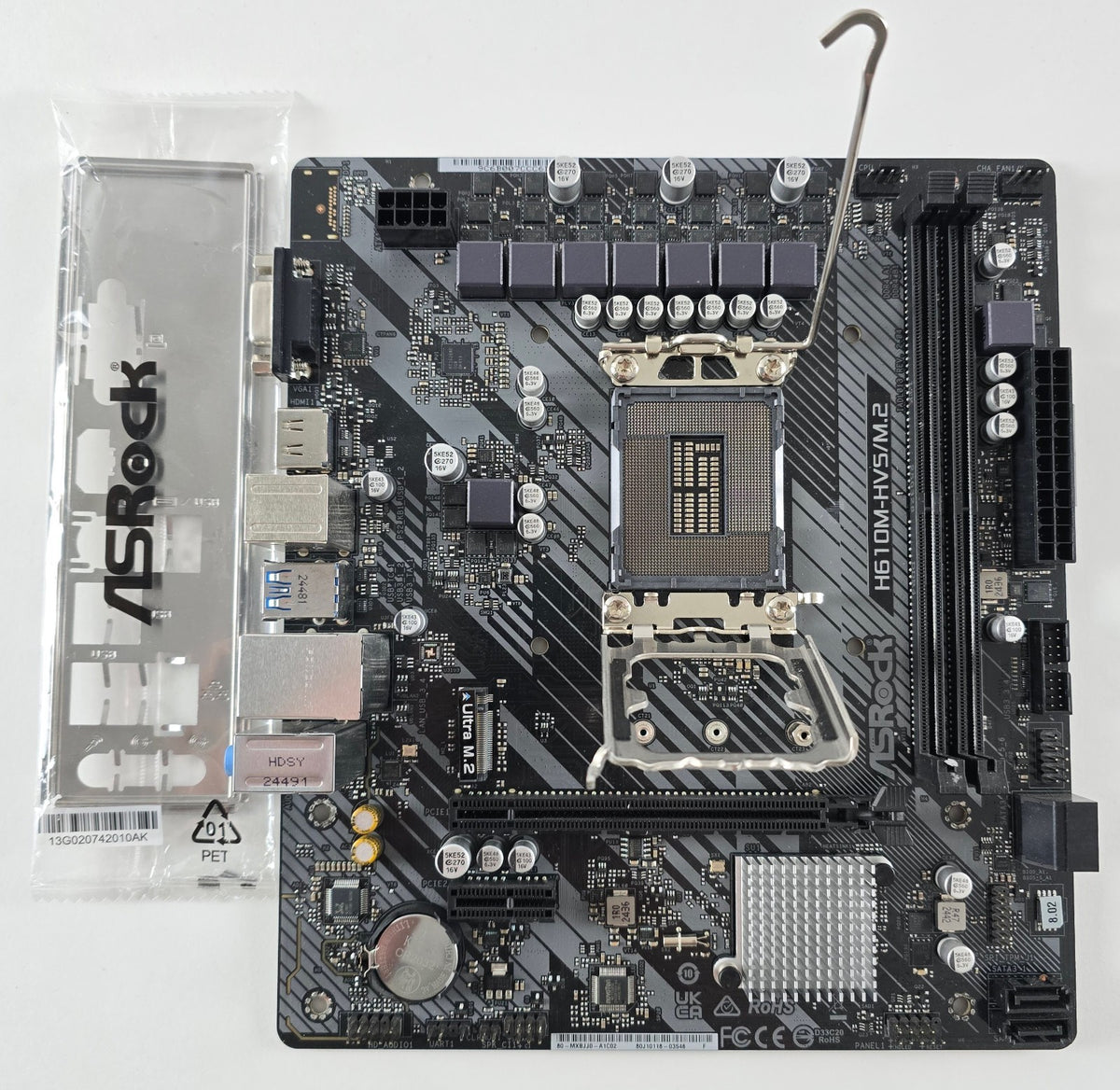 ASRock H610M-HVS/M.2 R2.0, DDR4 Mainboard, Sockel 1700 #MB72