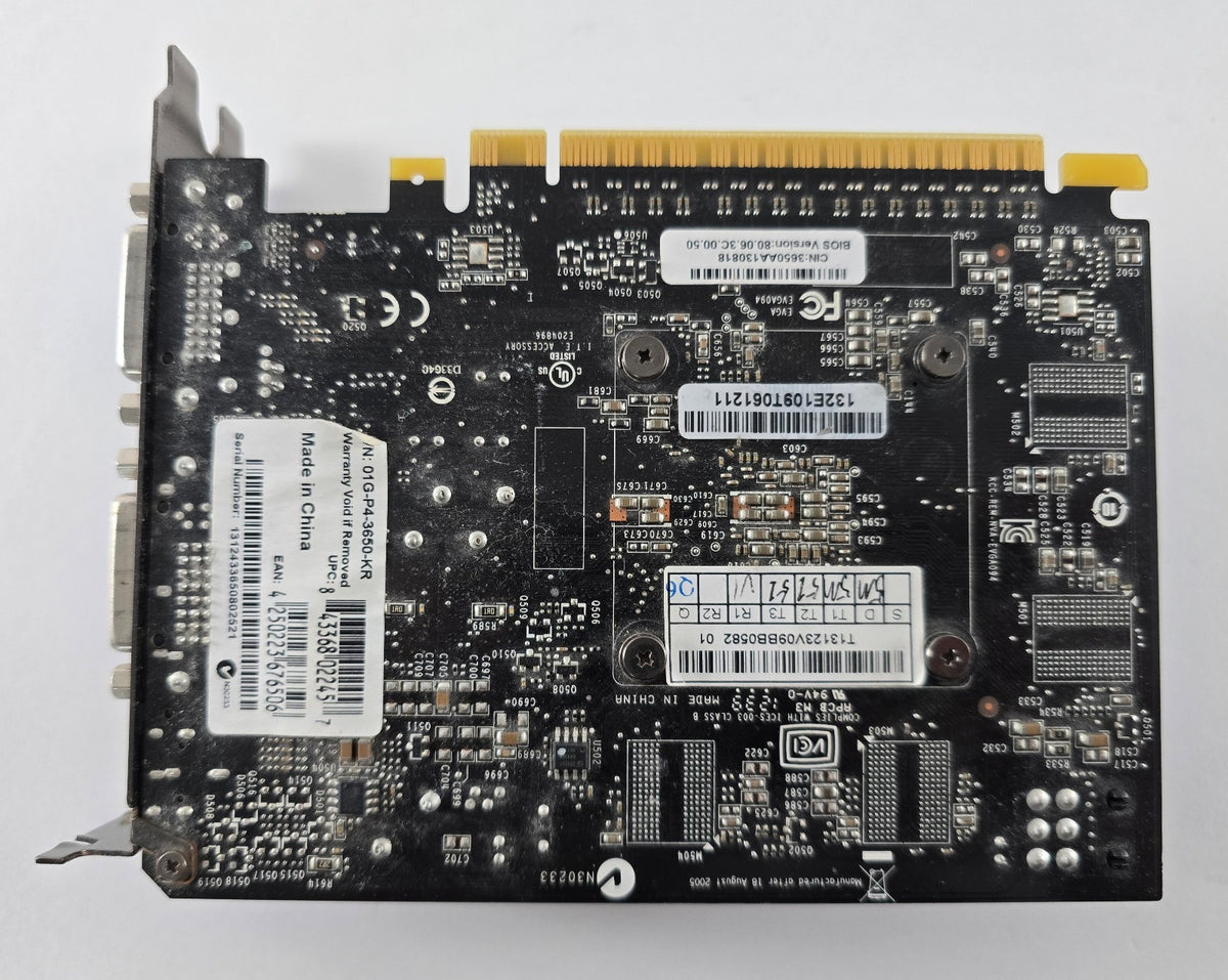 EVGA GeForce GTX 650 Ti 1GB GDDR5 2x DVI Mini-HDMI Grafikkarte #G46