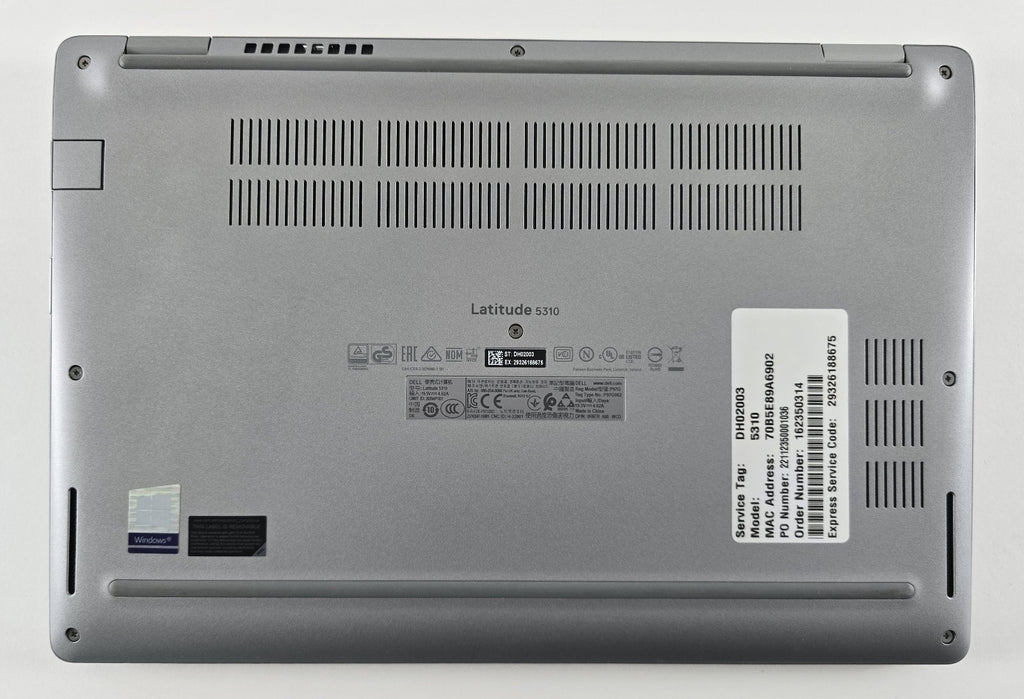 Dell Latitude 5310 i5-10310U 16GB 256GB 13,3" 1920x1080 Win 11 Pro #L50
