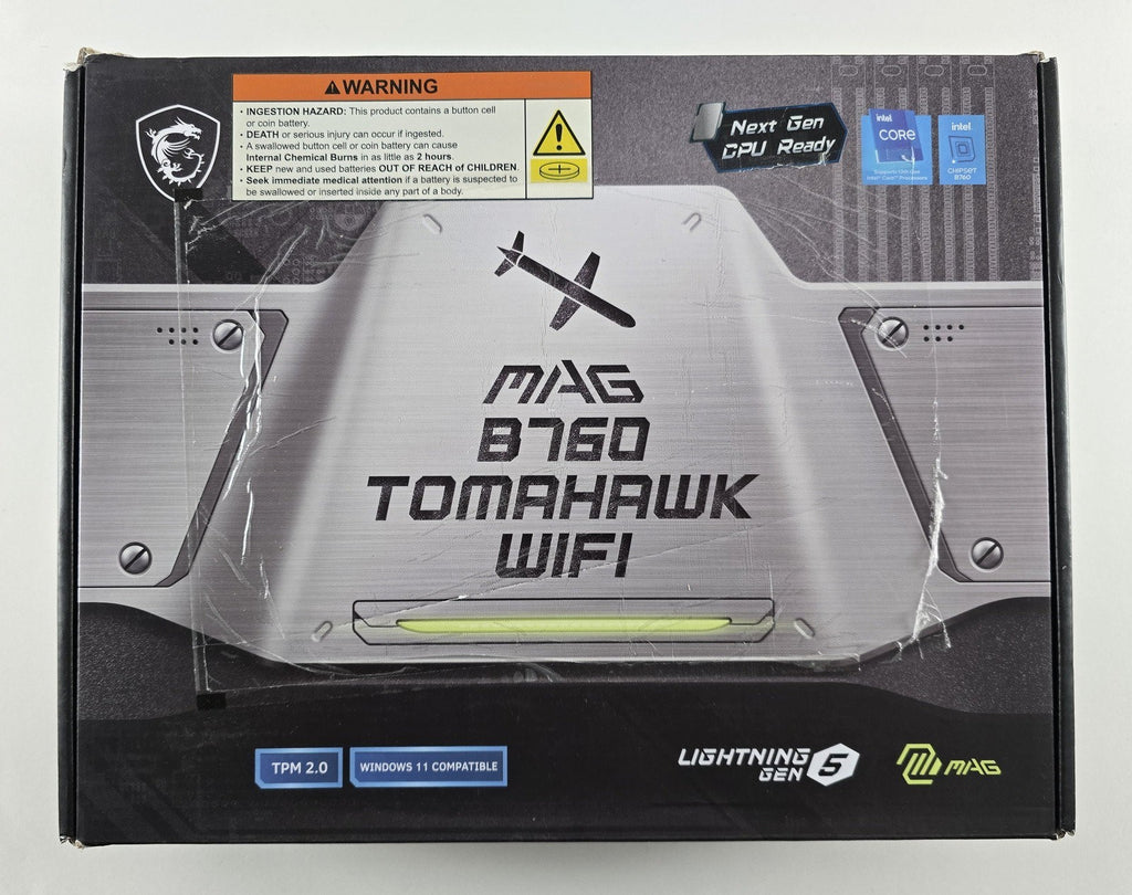 MSI MAG B760 Tomahawk WIFI Mainboard LGA1700 ATX DDR5 OVP #B110