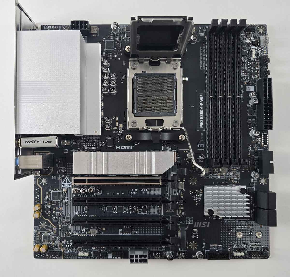 MSI PRO B850M-P WIFI AM5 B850 mATX DDR5 Wi-Fi Mainboard #N15