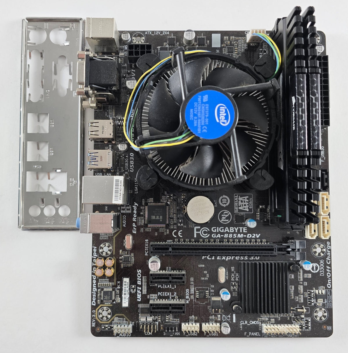 Intel Core i3 4170 + Gigabyte GA-B85M-D2V + 8GB DDR3 + CPU Kühler – SKU Z184