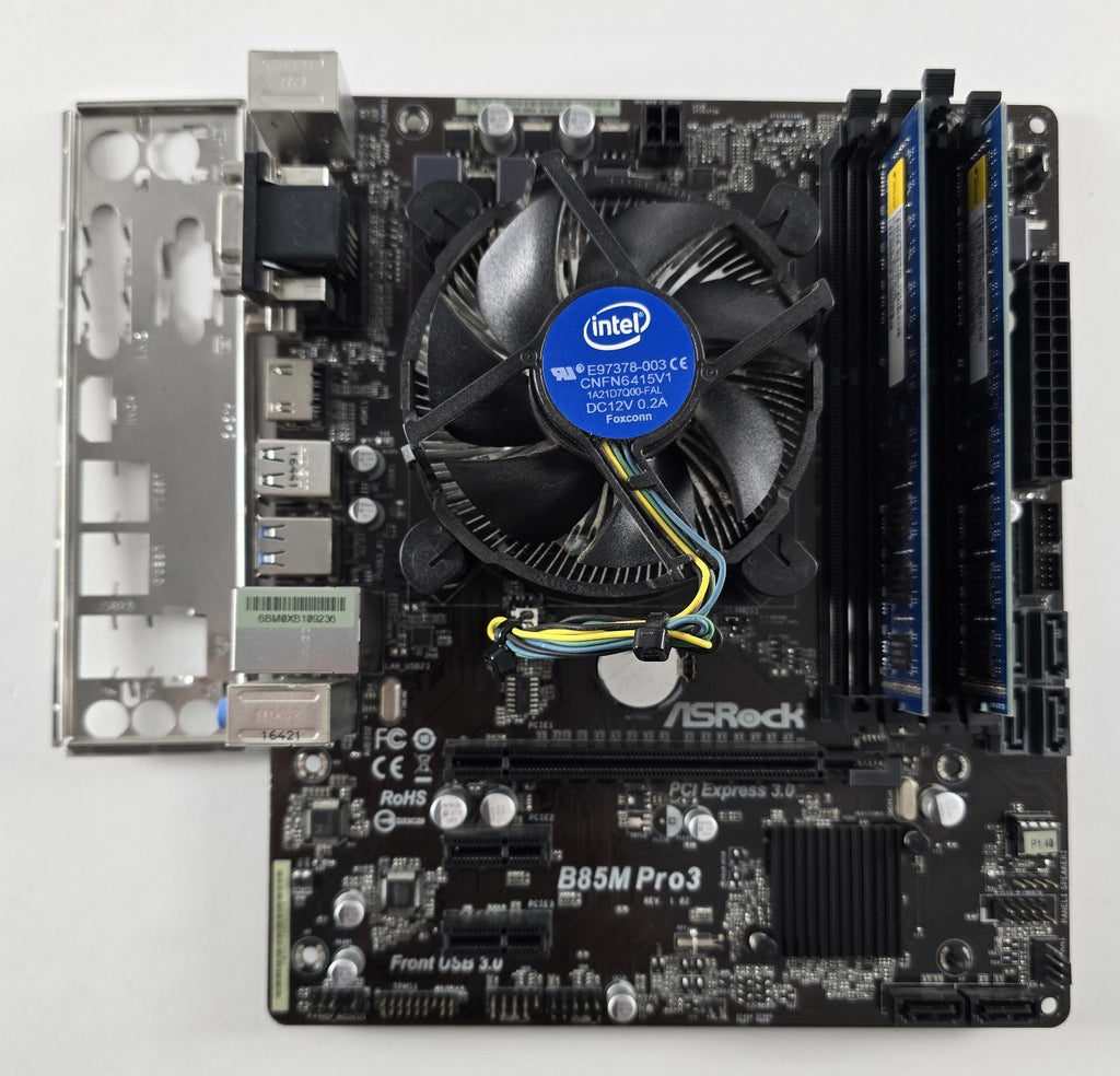 ASRock B85M Pro3 + Intel Core i5-4460 + 8 GB DDR3 LGA1150 #Z315