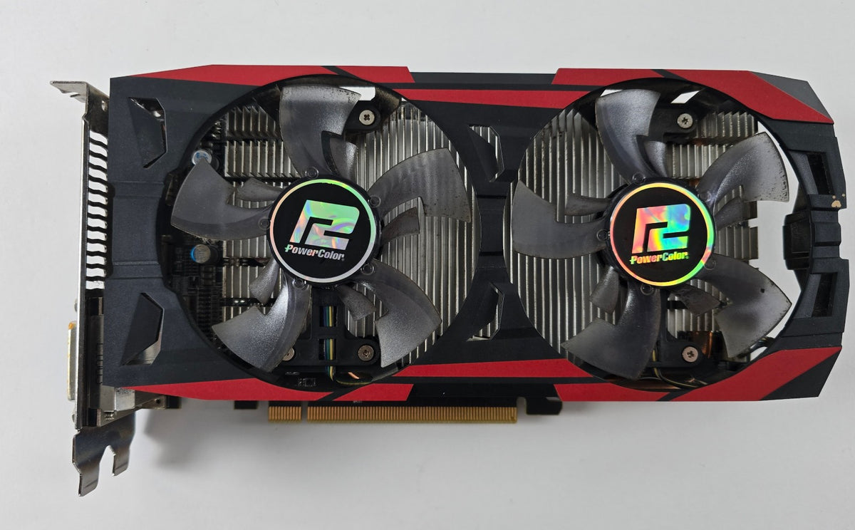 PowerColor Radeon R7 370 2GB GDDR5 2x DVI HDMI DP 1x Lüfter defekt #G41