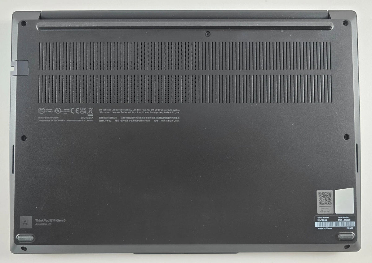 Lenovo ThinkPad E14 Gen5 AMD Ryzen 5 7430U 8GB RAM 256GB QWERTY (DK) – SKU L7